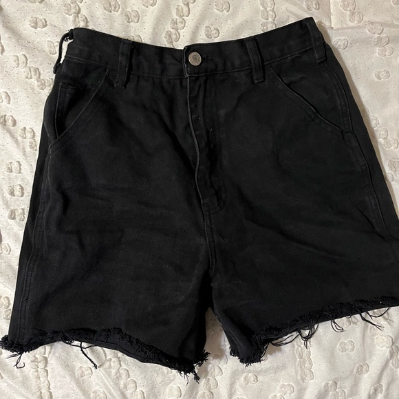 black brandy melville jean shorts - Picture 1 of 3